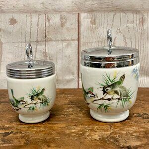 Royal Worcester Porcelain Coddlers set